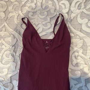Free People, Maroon, Camisole, Size XS/S